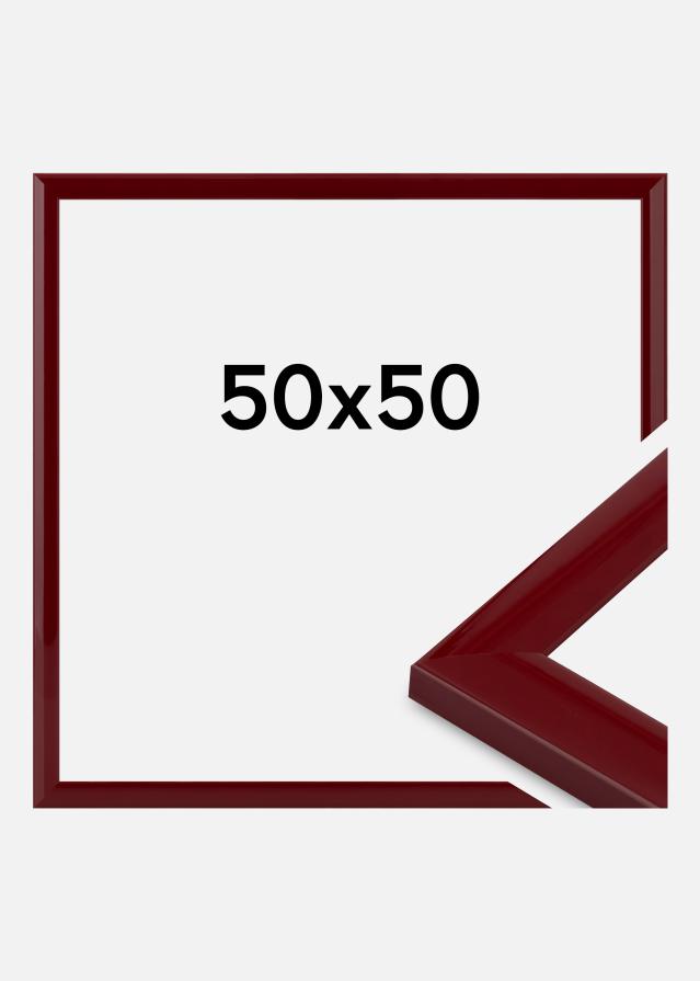 Marco Dorset Vidrio acrílico Rojo oscuro 50x50 cm
