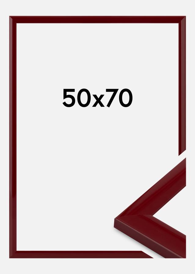 Marco Dorset Vidrio acrílico Rojo oscuro 50x70 cm