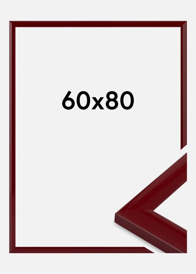 Marco Dorset Vidrio acrílico Rojo oscuro 60x80 cm