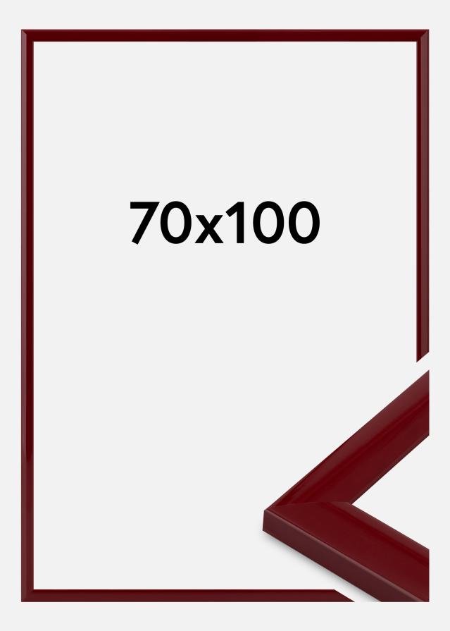 Marco Dorset Vidrio acrílico Rojo oscuro 70x100 cm