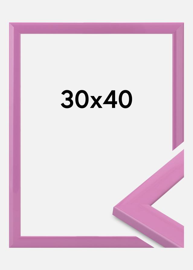 Marco Dorset Vidrio acrílico Rosa 30x40 cm