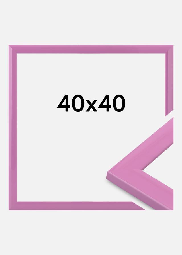 Marco Dorset Vidrio acrílico Rosa 40x40 cm