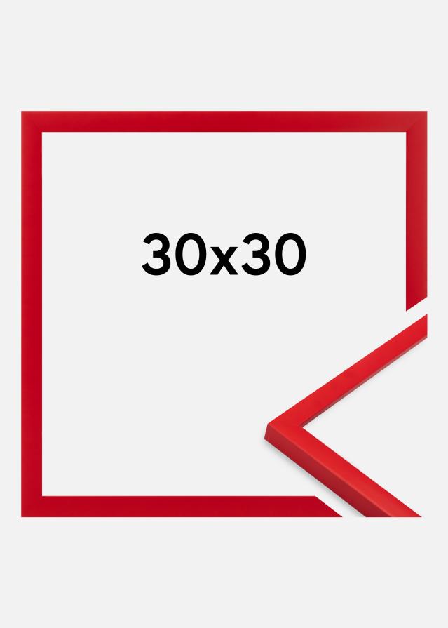 Marco Kent Vidrio acrílico Rojo 30x30 cm