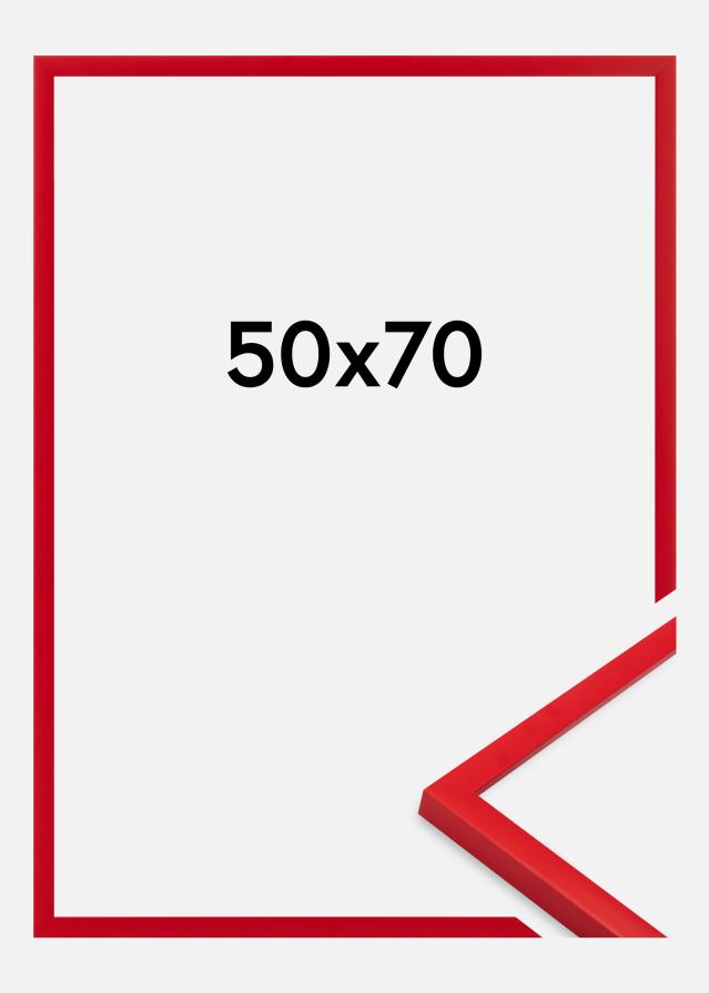 Marco Kent Vidrio acrílico Rojo 50x70 cm