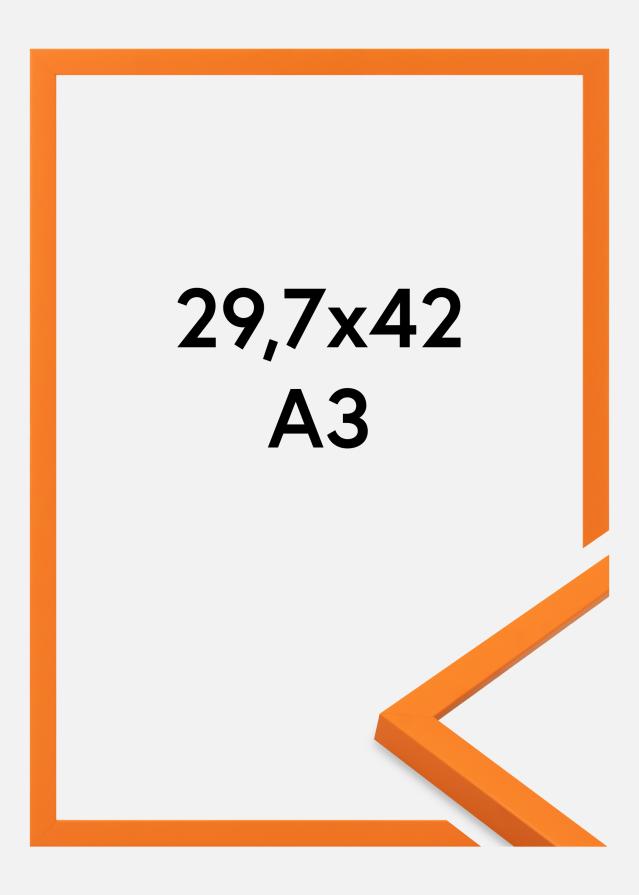 Marco Kent Vidrio acrílico Naranja 29,7x42 cm (A3)