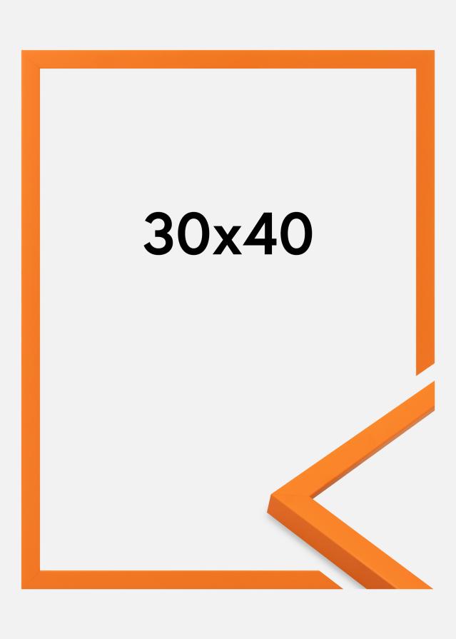 Marco Kent Vidrio acrílico Naranja 30x40 cm