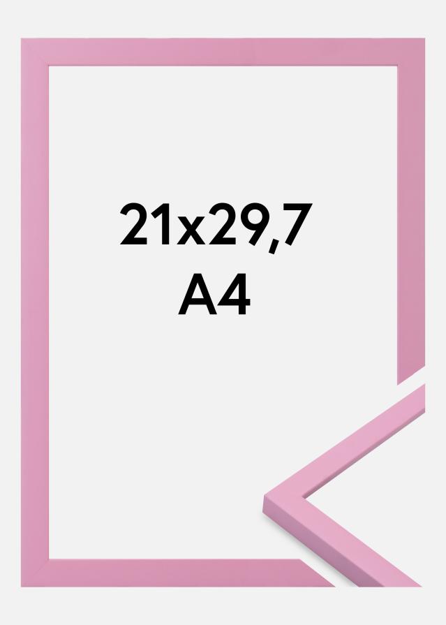 Marco Kent Vidrio acrílico Rosa 21x29,7 cm (A4)