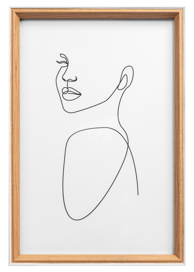 Marco Silhouette Roble 20x30 cm