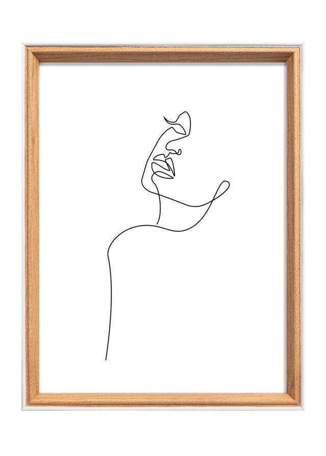 Marco Silhouette Roble 18x24 cm