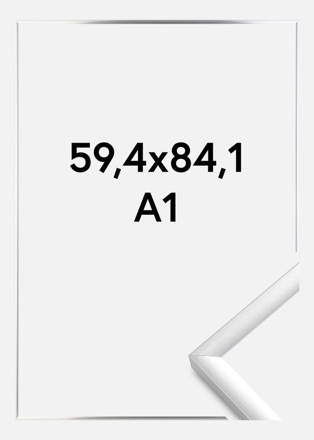 Marco New Lifestyle Vidrio acrílico Plateado 59,4x84,1 cm (A1)