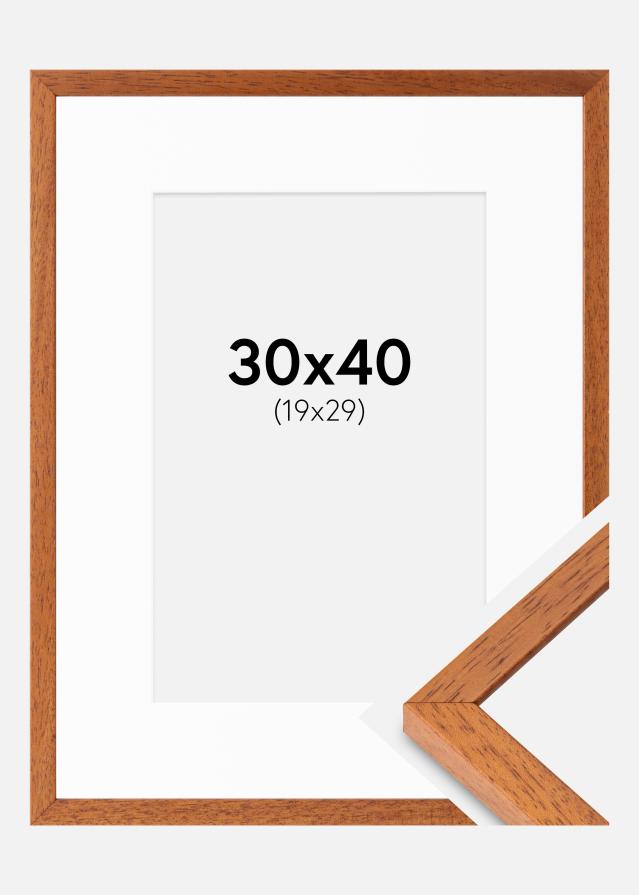Marco Ares Cereza 30x40 cm - Paspartús Blanco 20x30 cm