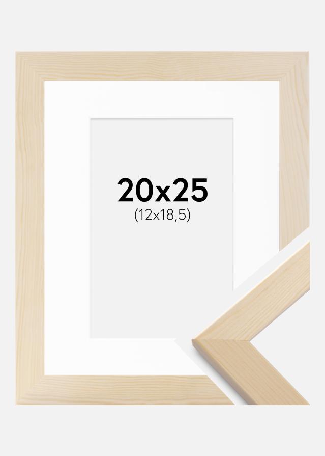 Marco Trendline Naturaleza 20x25 cm - Paspartús Blanco 13x19,5 cm