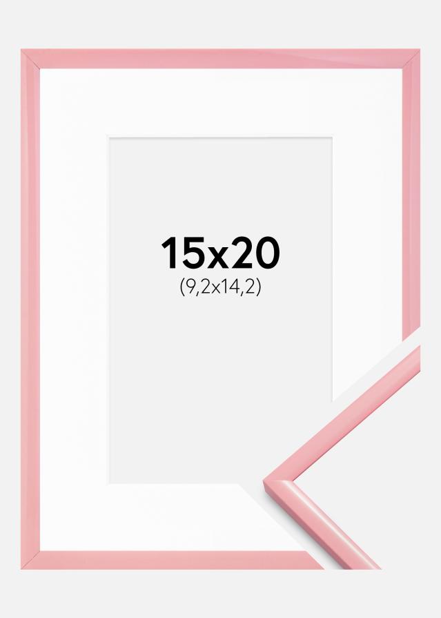Marco New Lifestyle Rosa 15x20 cm - Paspartús Blanco 4x6 inches