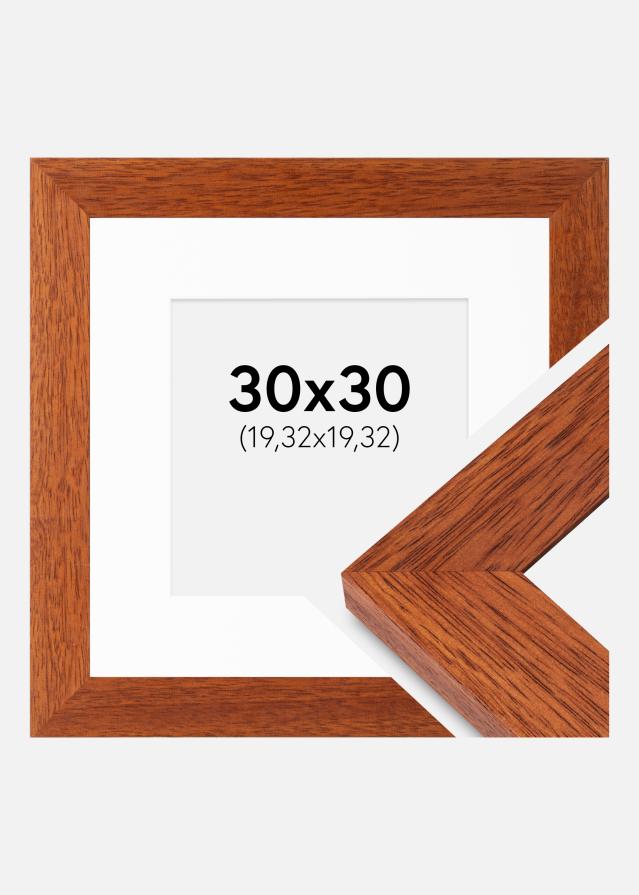 Marco Juno Cereza 30x30 cm - Paspartús Blanco 8x8 inches