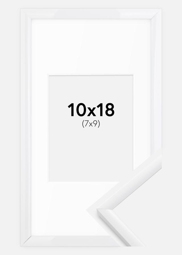 Marco New Lifestyle Blanco 10x18 cm - Paspartús Blanco 8x10 cm