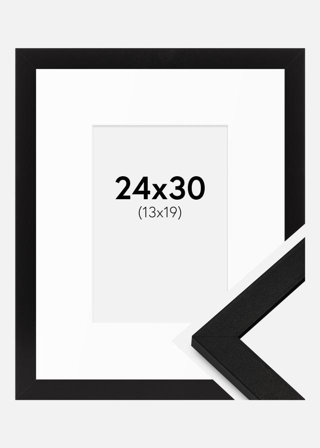 Marco BGA Classic Negro 24x30 cm - Paspartús Blanco 14x20 cm