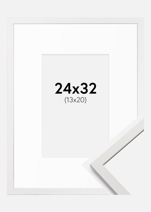 Marco Edsbyn Blanco 24x32 cm - Paspartús Blanco 14x21 cm