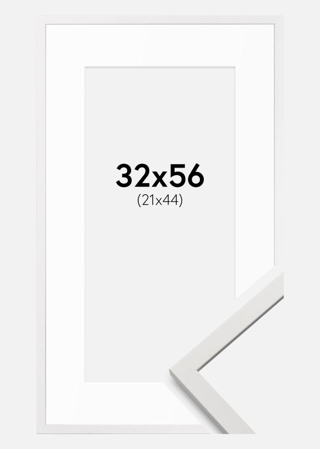 Marco Edsbyn Blanco 32x56 cm - Paspartús Blanco 22x45 cm