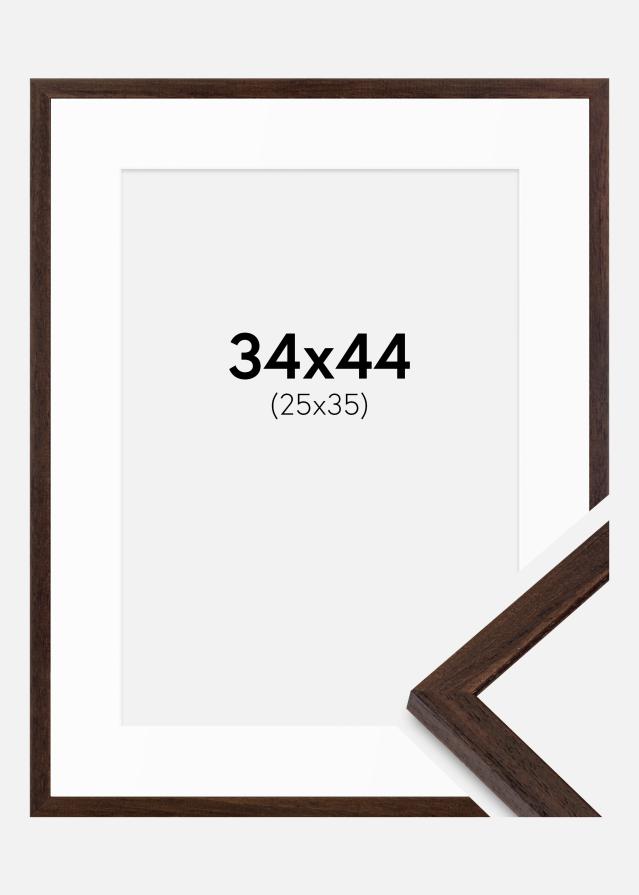 Marco Edsbyn nuez 34x44 cm - Paspartús Blanco 26x36 cm