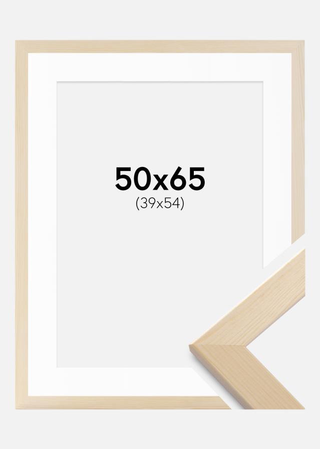 Marco Trendline Naturaleza 50x65 cm - Paspartús Blanco 40x55 cm