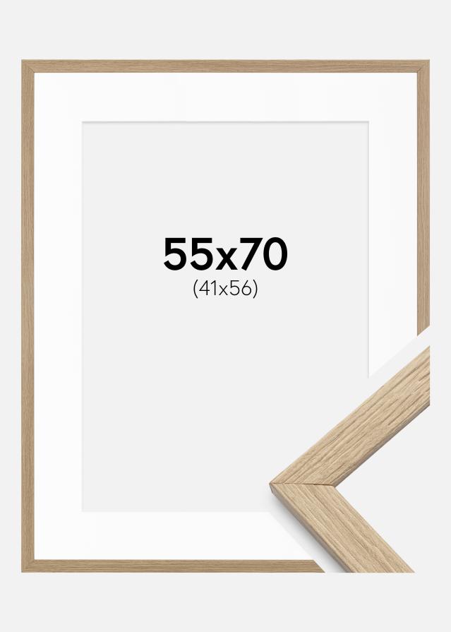 Marco Stilren Roble 55x70 cm - Paspartús Blanco 42x57 cm