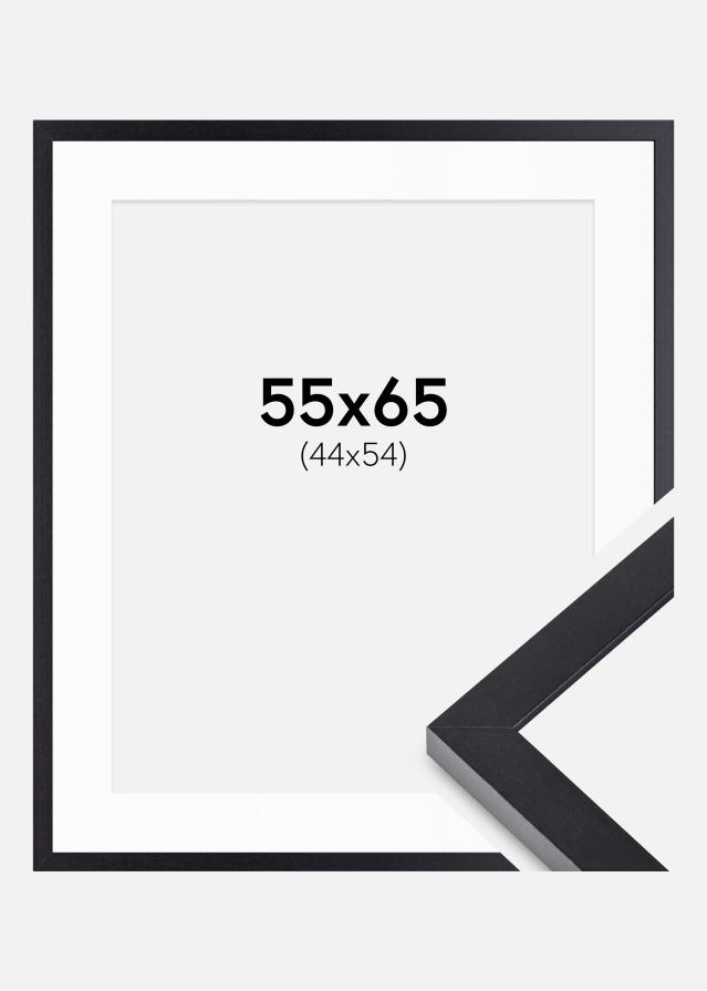 Marco Selection Negro 55x65 cm - Paspartús Blanco 45x55 cm