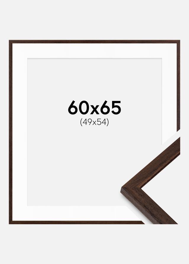 Marco Edsbyn nuez 60x65 cm - Paspartús Blanco 50x55 cm