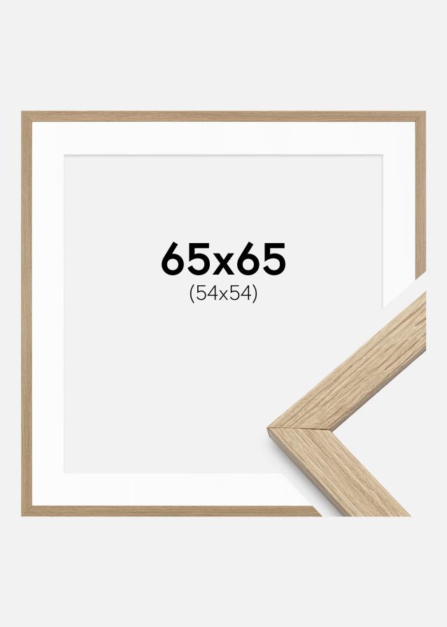 Marco Stilren Roble 65x65 cm - Paspartús Blanco 55x55 cm