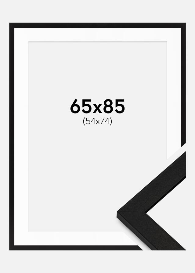 Marco BGA Classic Negro 65x85 cm - Paspartús Blanco 55x75 cm
