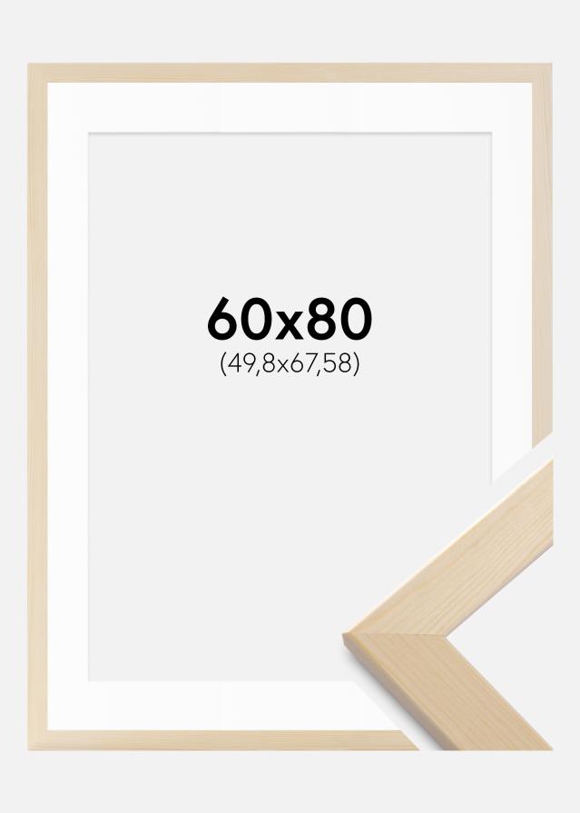 Marco Trendline Naturaleza 60x80 cm - Paspartús Blanco 20x27 inches
