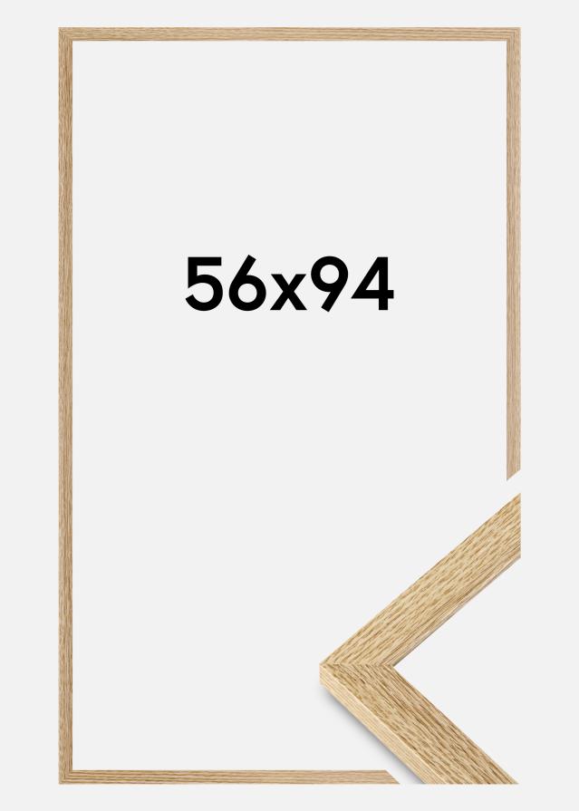 Marco Selection Vidrio acrílico Roble 56x94 cm