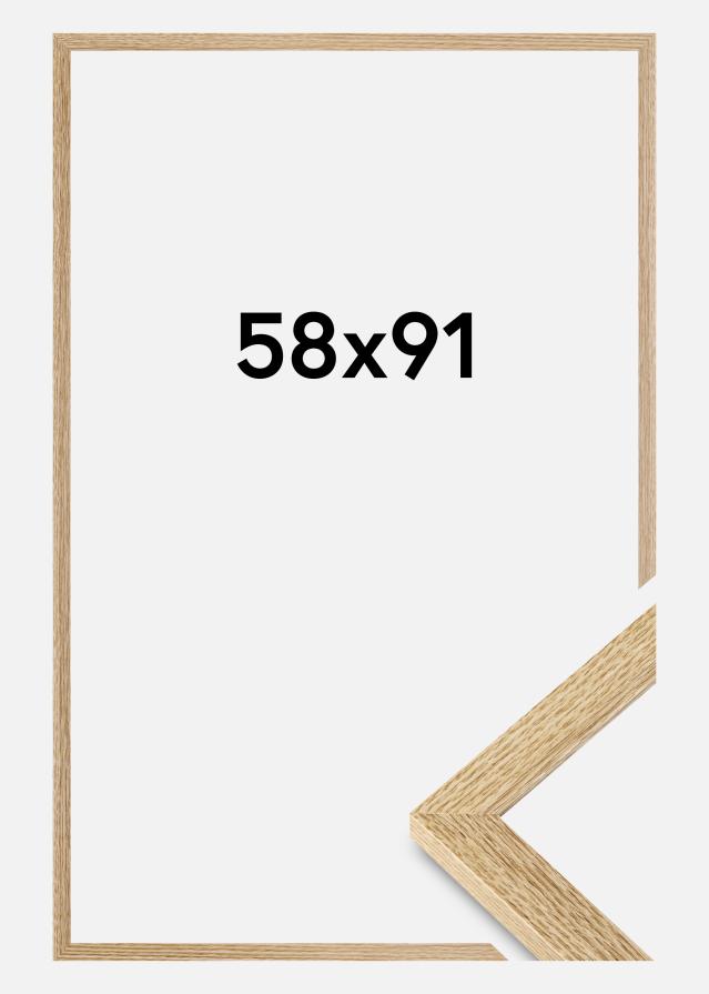 Marco Selection Vidrio acrílico Roble 58x91 cm