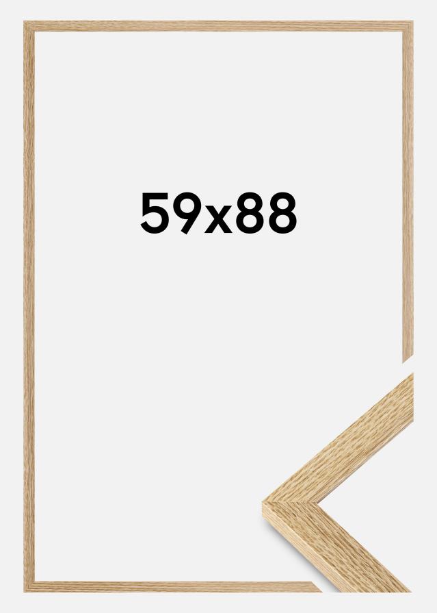 Marco Selection Vidrio acrílico Roble 59x88 cm
