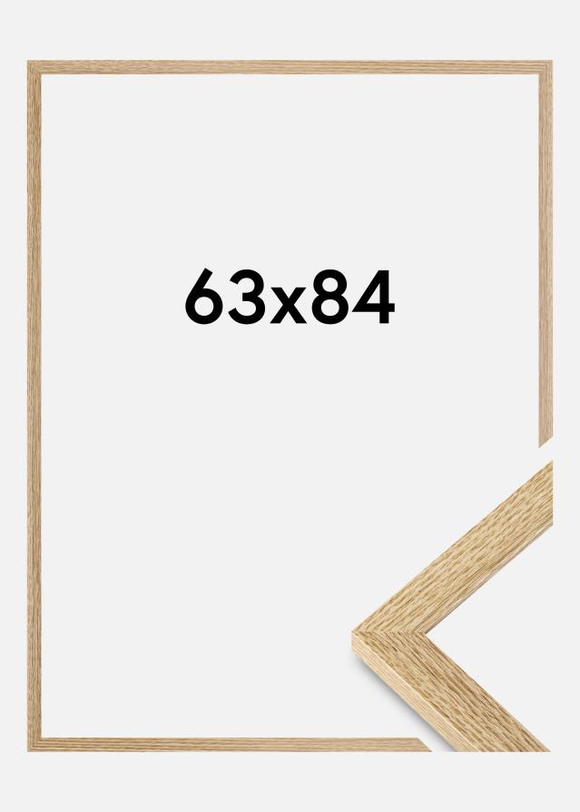 Marco Selection Vidrio acrílico Roble 63x84 cm