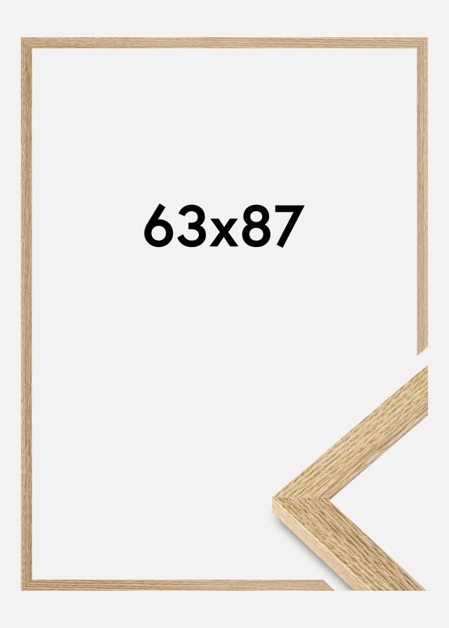 Marco Selection Vidrio acrílico Roble 63x87 cm