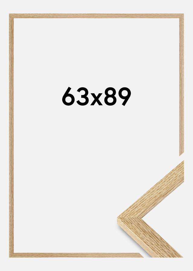 Marco Selection Vidrio acrílico Roble 63x89 cm