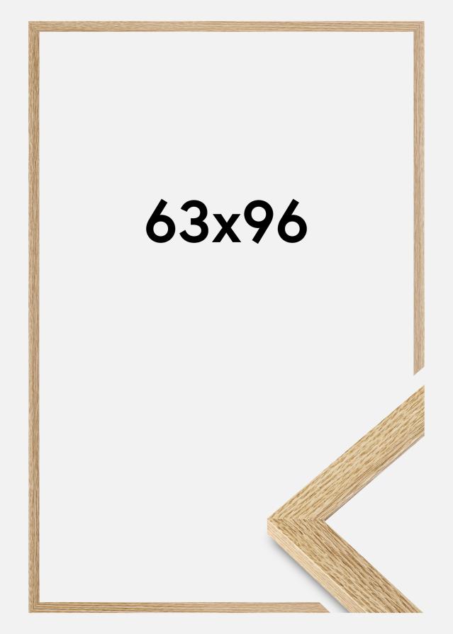 Marco Selection Vidrio acrílico Roble 63x96 cm