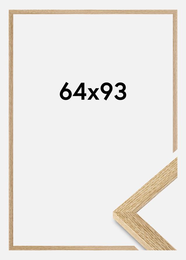 Marco Selection Vidrio acrílico Roble 64x93 cm