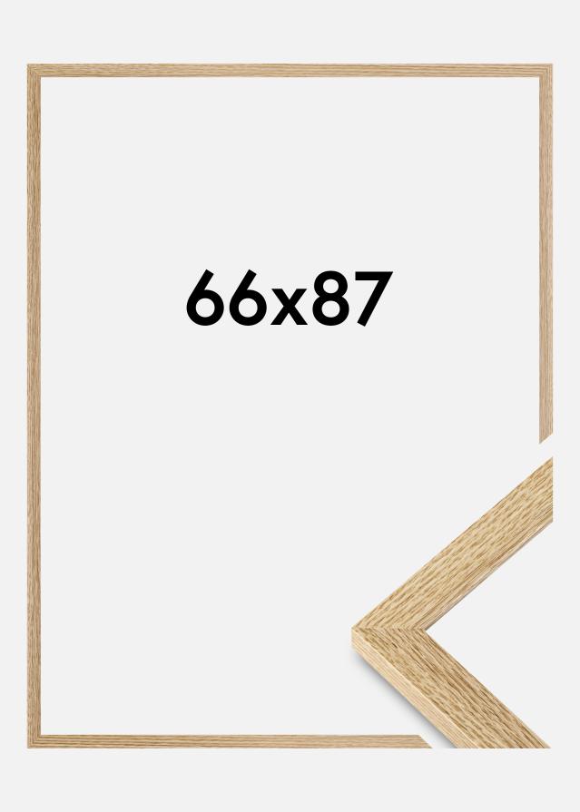 Marco Selection Vidrio acrílico Roble 66x87 cm