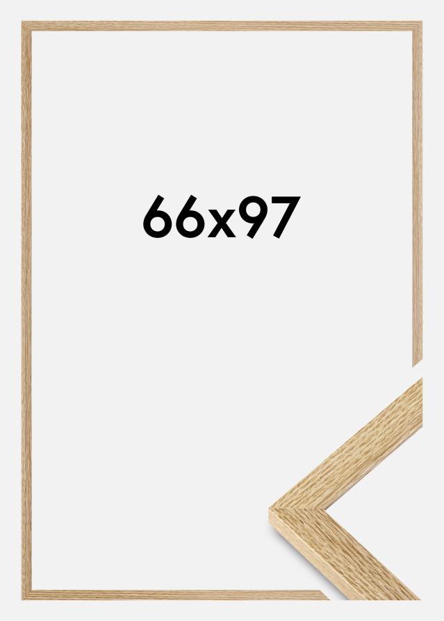 Marco Selection Vidrio acrílico Roble 66x97 cm