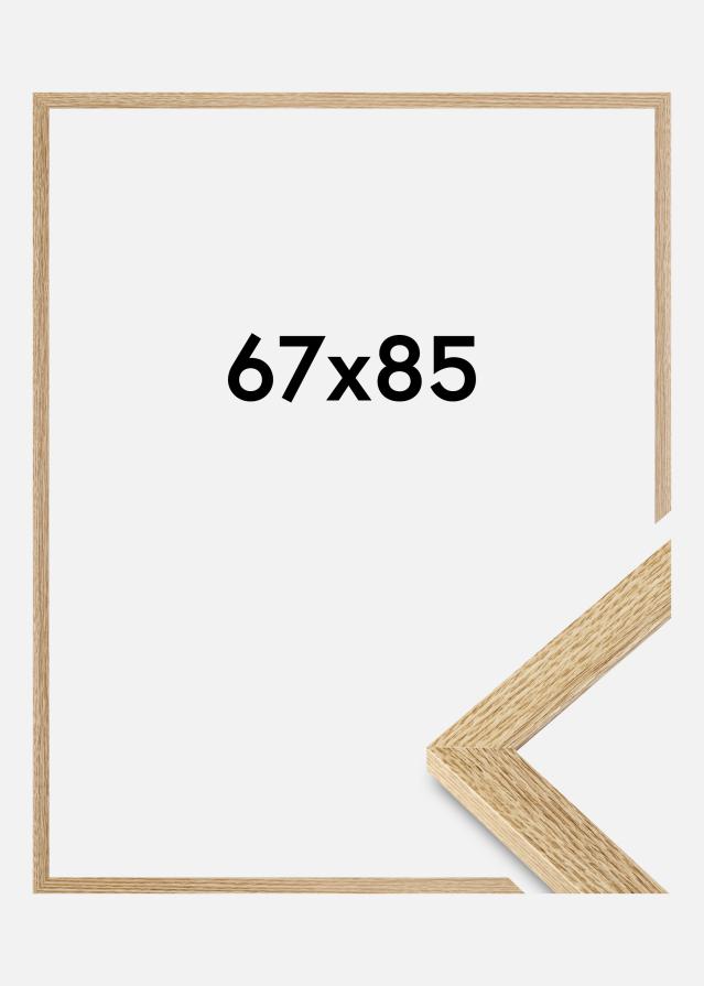 Marco Selection Vidrio acrílico Roble 67x85 cm