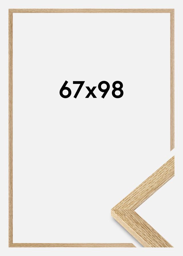 Marco Selection Vidrio acrílico Roble 67x98 cm