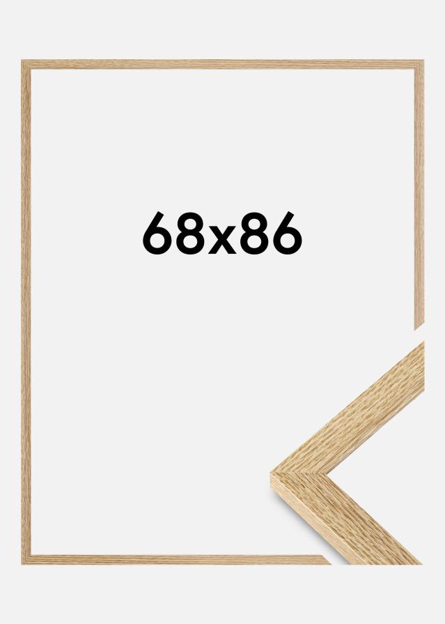 Marco Selection Vidrio acrílico Roble 68x86 cm