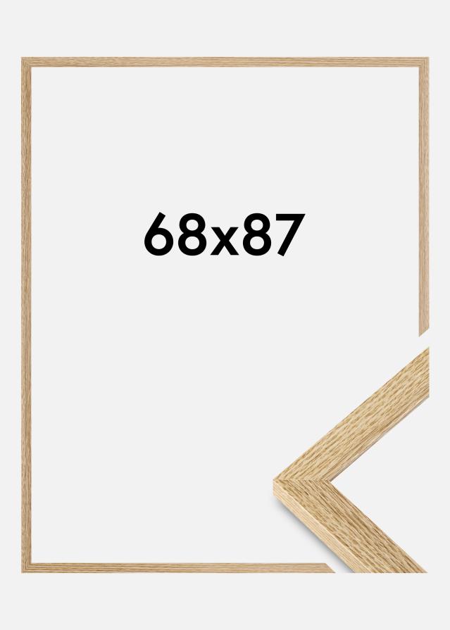 Marco Selection Vidrio acrílico Roble 68x87 cm