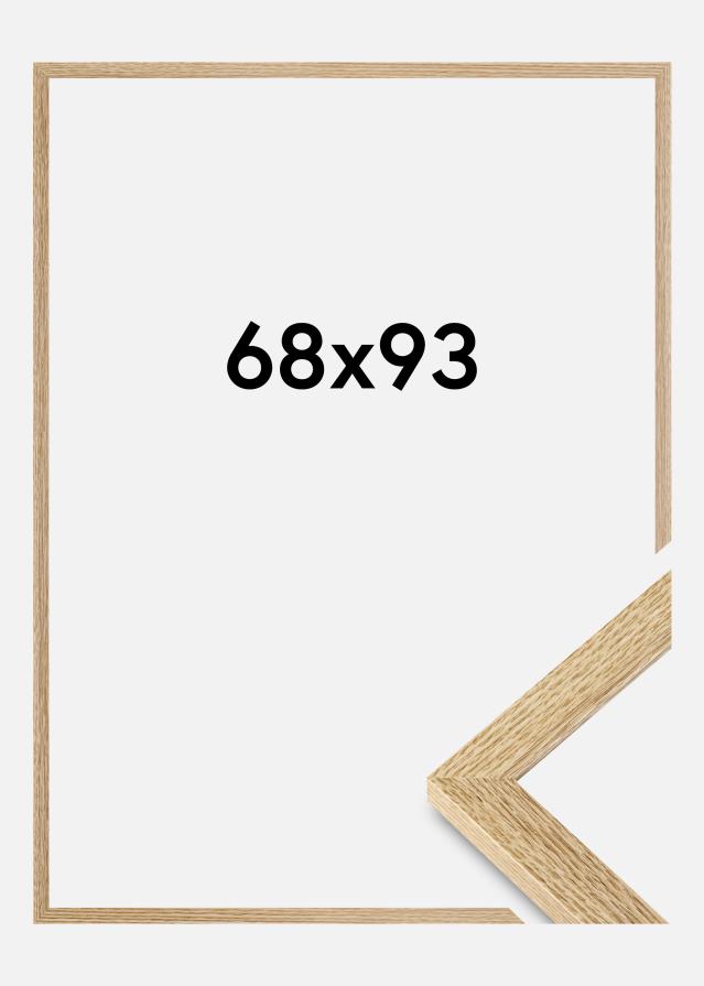 Marco Selection Vidrio acrílico Roble 68x93 cm