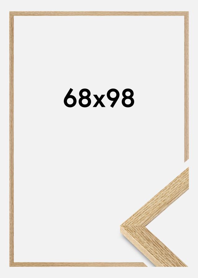 Marco Selection Vidrio acrílico Roble 68x98 cm