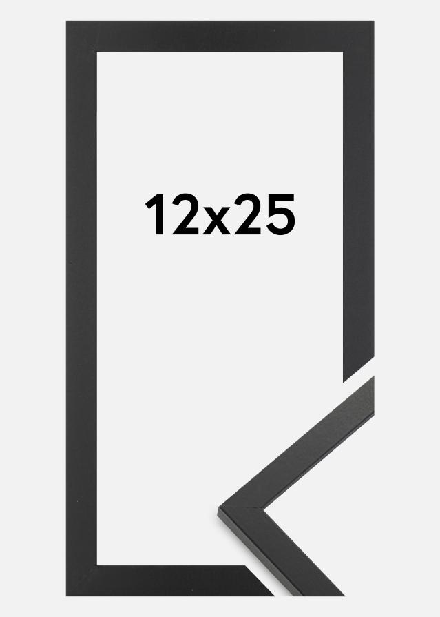 Marco Trendy Vidrio acrílico Negro 12x25 cm