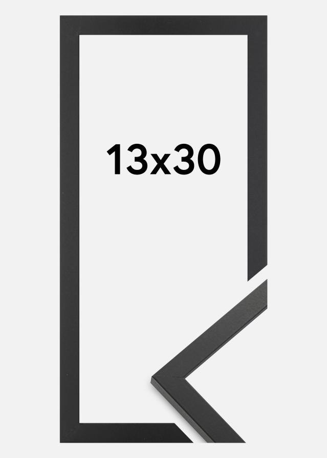 Marco Trendy Vidrio acrílico Negro 13x30 cm