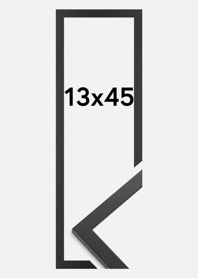 Marco Trendy Vidrio acrílico Negro 13x45 cm