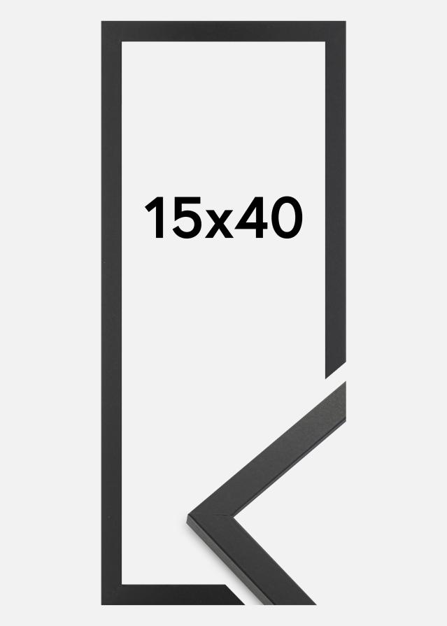 Marco Trendy Vidrio acrílico Negro 15x40 cm